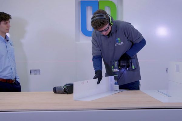 How to install hygienic wall cladding around pipes