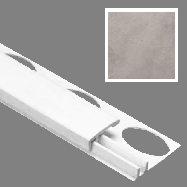 Altro Tegulis 2 Part Edge Trim - 2.5m - Urban Mineral