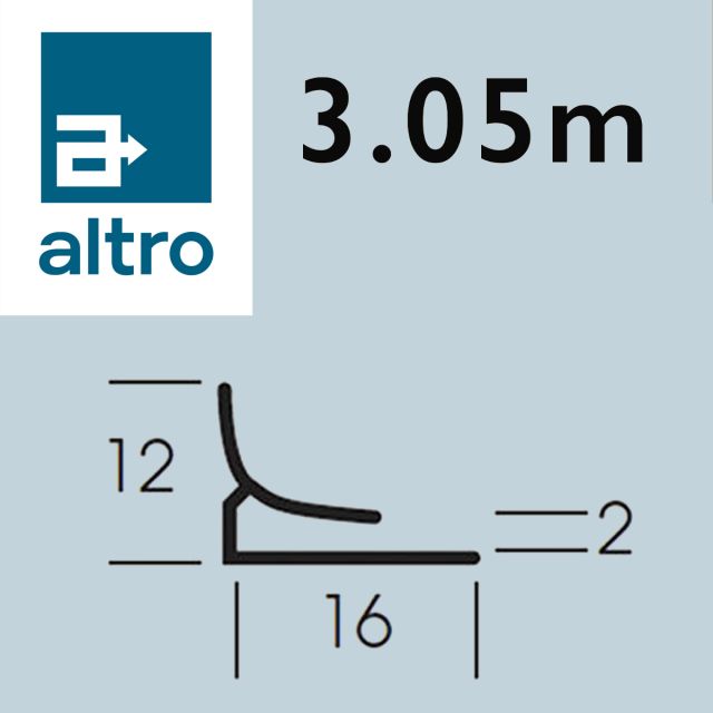 Altro Whiterock Satins Small Internal Corner - 228 Breeze - 3.0m
