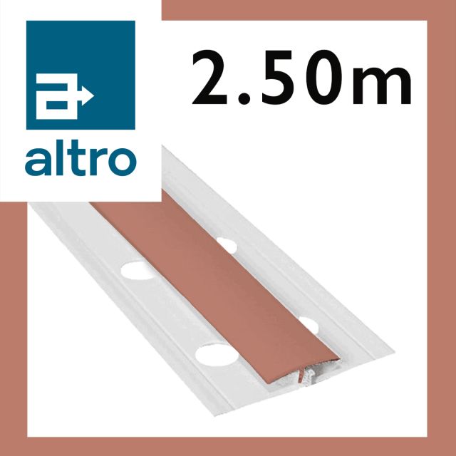 Altro Whiterock Satins 2 Part Joining Trim - 224 Clay - 2.5m