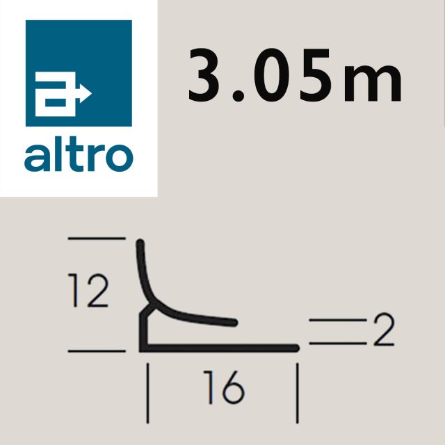 Altro Whiterock Satins Small Internal Corner - 229 Silk - 3.0m