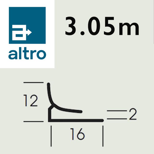 Altro Whiterock Satins Small Internal Corner - 232 Spa - 3.0m