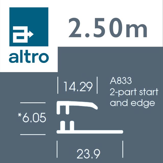 Altro Whiterock Satins Start and Edge trim - 226 Twilight - 2.5m