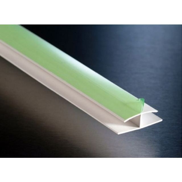 Hycom WhiteCeil joining trim for PVC plank system - 4m