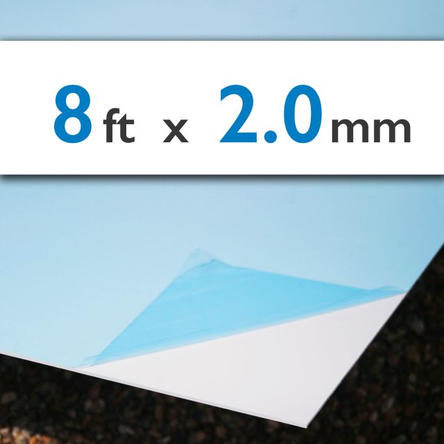 Hycom WhiteWall 2.44m x 1.22m uPVC Sheet @ 2mm