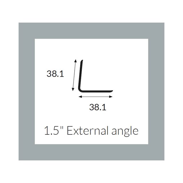 Hycom Satins Colour - External Angle 38mm - Sandstone - 3.0m