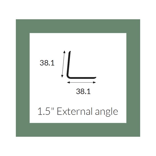 Hycom Satins Colour - External Angle 38mm - Sandstone - 3.0m