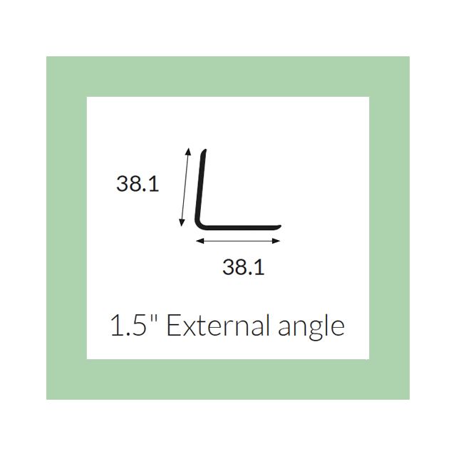 Hycom Satins Colour - External Angle 38mm - Sandstone - 3.0m