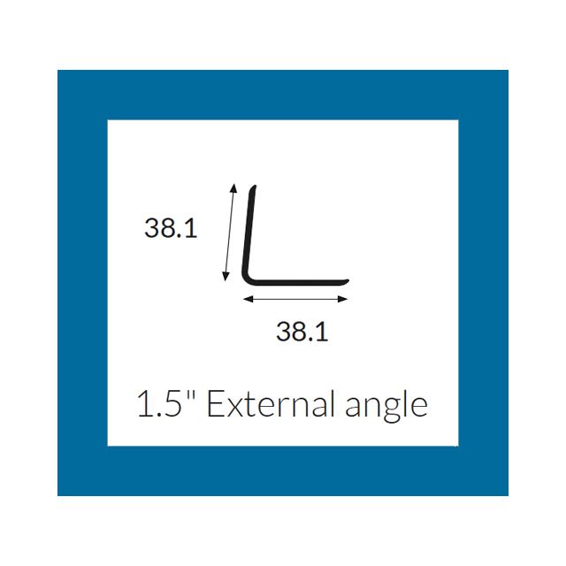 Hycom Satins Colour - External Angle 38mm - Sandstone - 3.0m