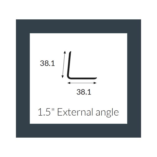 Hycom Satins Colour - External Angle 38mm - Sandstone - 3.0m