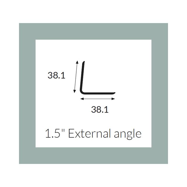Hycom Satins Colour - External Angle 38mm - Sandstone - 3.0m