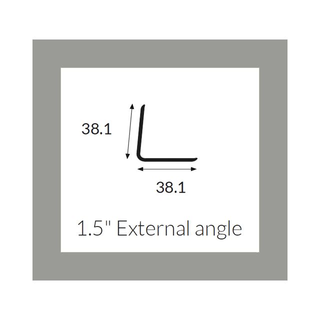 Hycom Satins Colour - External Angle 38mm - Sandstone - 3.0m