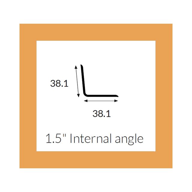 Hycom Satins Colour - Internal Angle 38mm - Sandstone - 3.0m