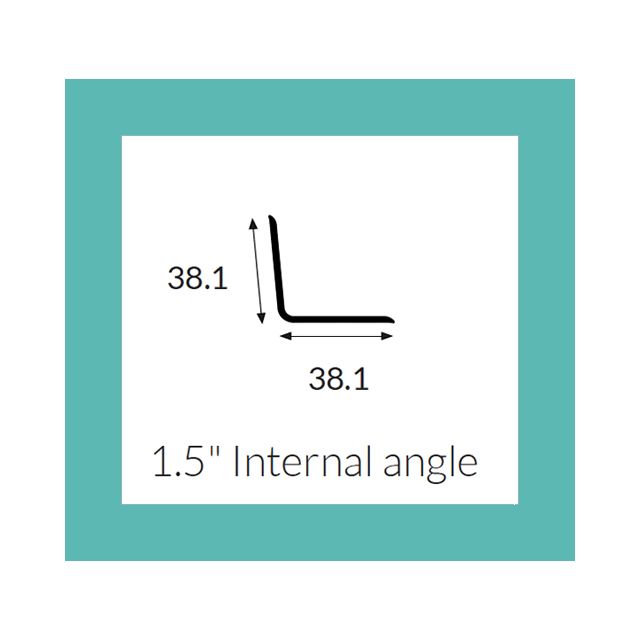 Hycom Satins Colour - Internal Angle 38mm - Sandstone - 3.0m