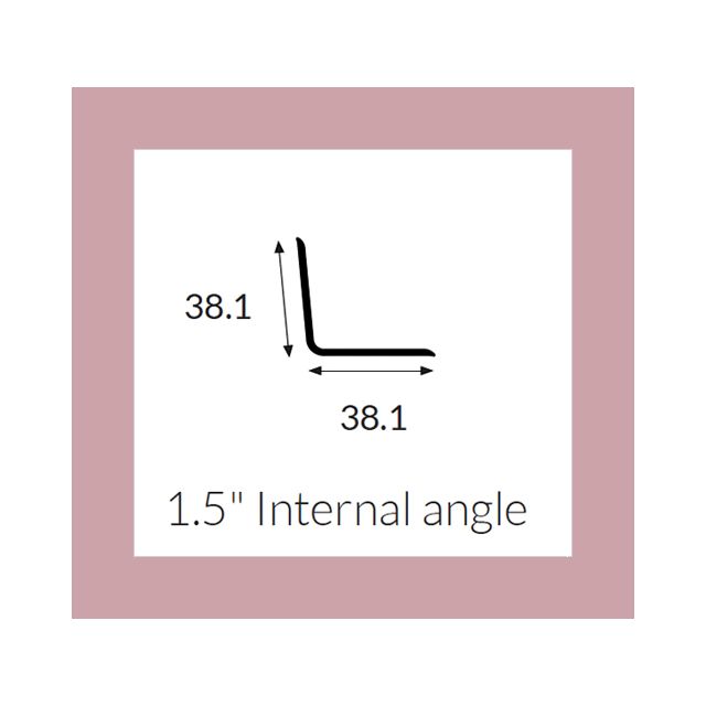 Hycom Satins Colour - Internal Angle 38mm - Sandstone - 3.0m