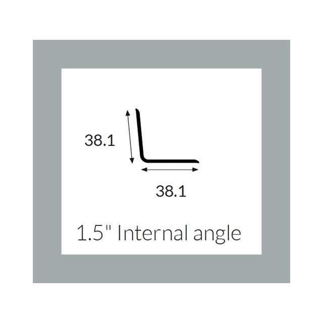 Hycom Satins Colour - Internal Angle 38mm - Sandstone - 3.0m
