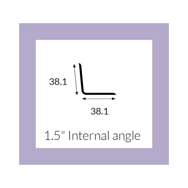 Hycom Satins Colour - Internal Angle 38mm - Sandstone - 3.0m
