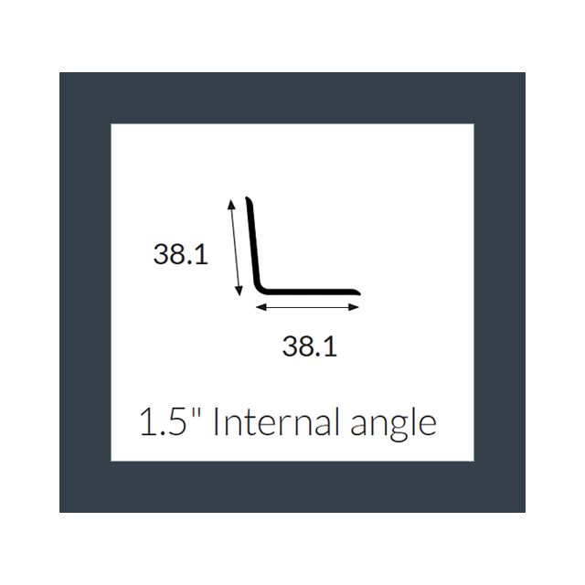 Hycom Satins Colour - Internal Angle 38mm - Sandstone - 3.0m