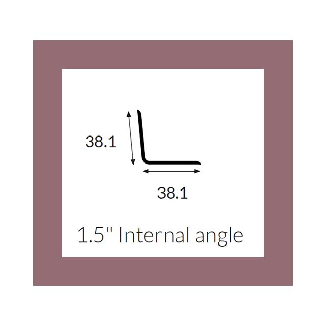 Hycom Satins Colour - Internal Angle 38mm - Sandstone - 3.0m