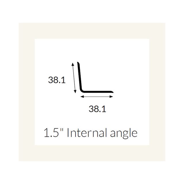 Hycom Satins Colour - Internal Angle 38mm - Linen - 3.0m