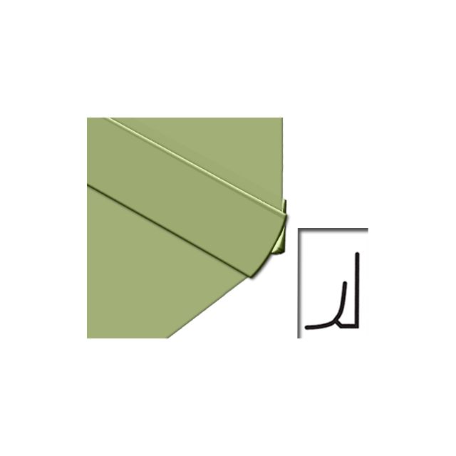 Hycom Vital Colour Collection Small Internal Corner 3m - Avocado