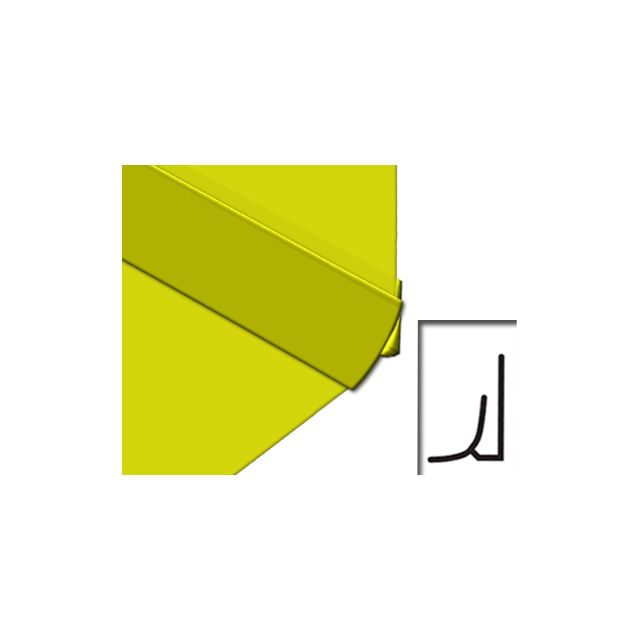 Hycom Vital Colour Collection Small Internal Corner 3m - Lime