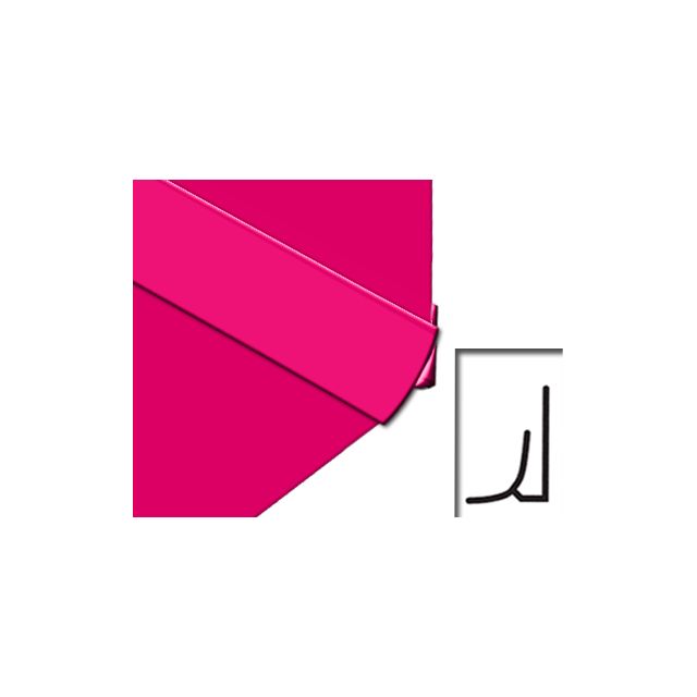 Hycom Vital Colour Collection Small Internal Corner 2.5m - Fuchsia