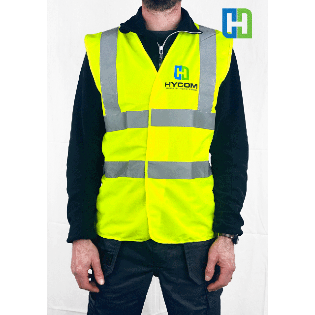 Hycom Apparel - High Quality Professional Hi-vis Vest - Size XL