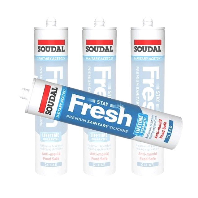 Soudal Stay Fresh Silicon in Clear