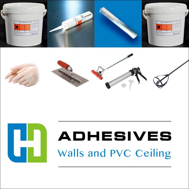 Hycom Adhesives Range - Walls and PVC Ceilings