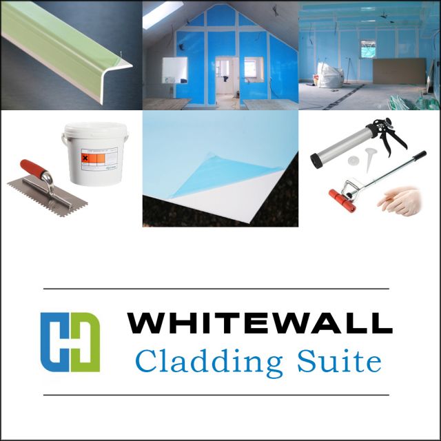 Hycom uPVC WhiteWall Hygienic Cladding Suite