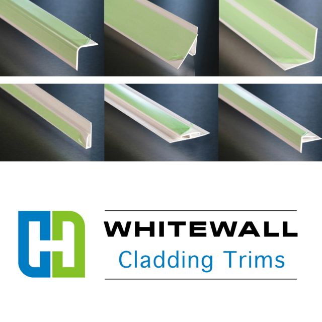 Hycom Whitewall Trim Profiles - Division Bars, Corners, Angles and More..